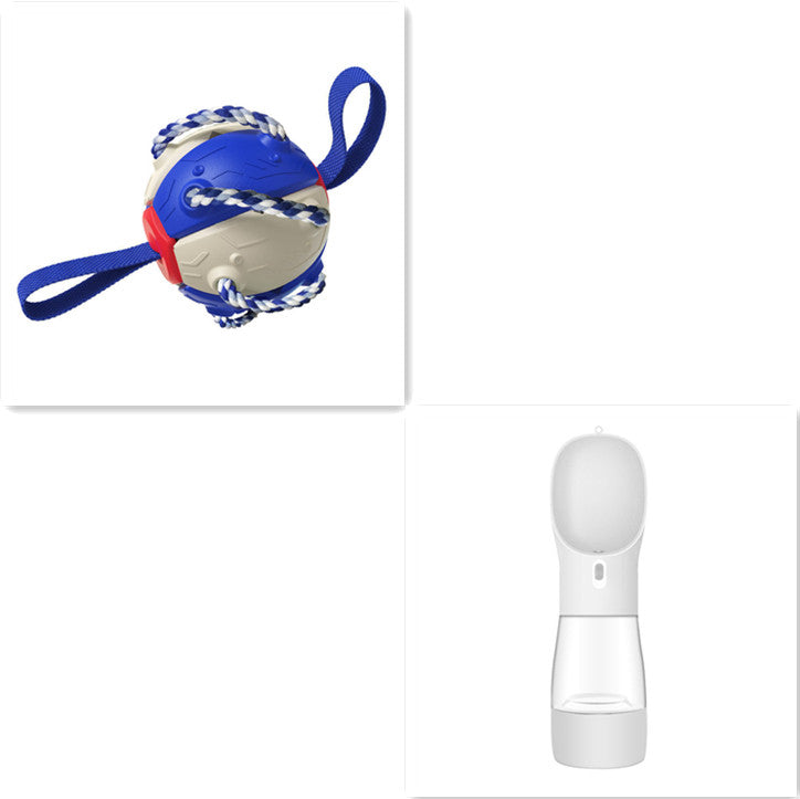 Interaktiver Hundefußball-Fußball mit Laschen